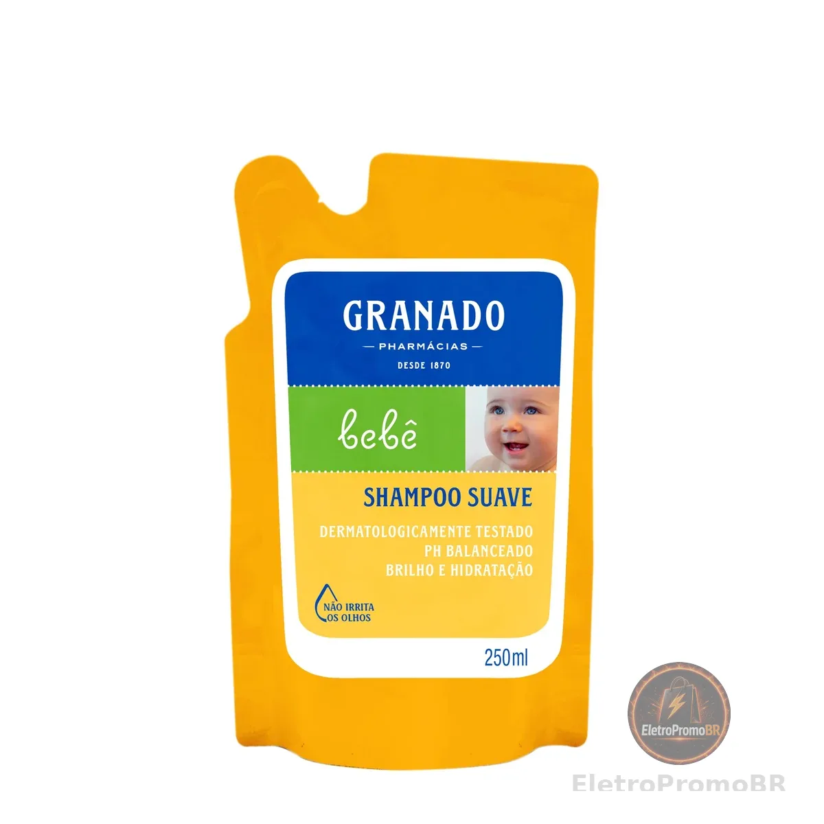 Granado Refil Shampoo Bebê, Tradicional, 250ml