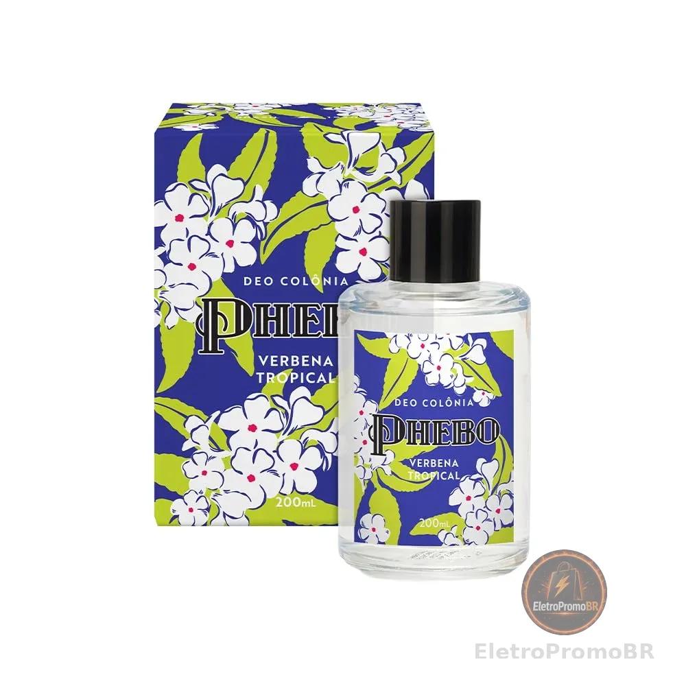 Phebo Deo Colônia, Verbena Tropical, 200ml