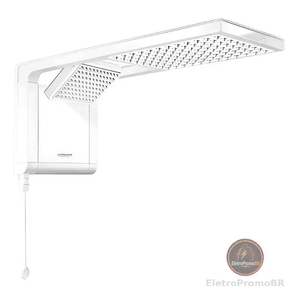Chuveiro Eletrônico Lorenzetti Acqua Duo Ultra 220v 7800w Branco 7.8 Kw