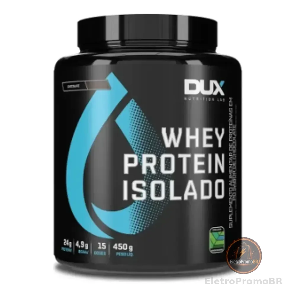 Whey Protein Isolado - 450g Baunilha - Dux Nutrition Chocolate