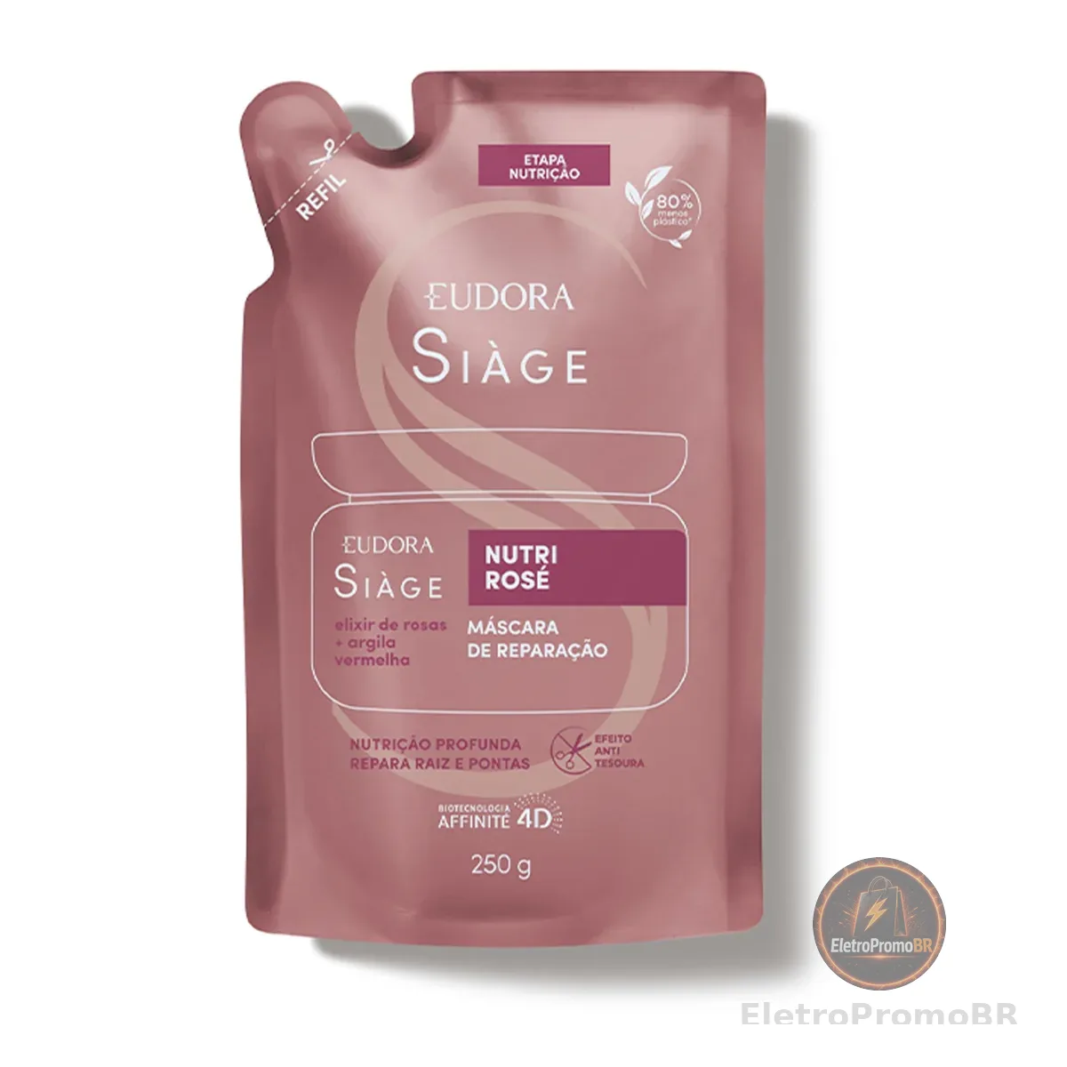SIAGE REFIL MÁSCARA CAPILAR NUTRI ROSE 250g