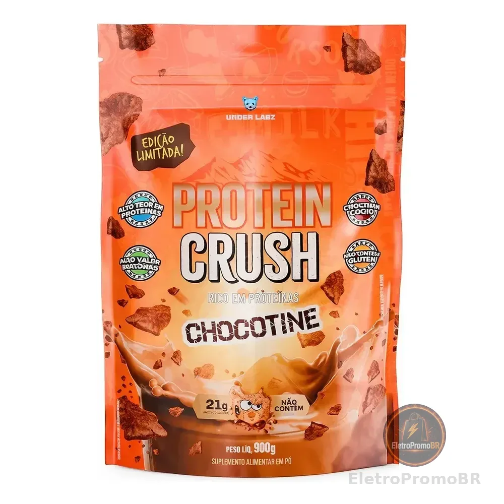 Whey Protein Crush 100% Concentrado Under Labz Coenzima Q10 Chocotine