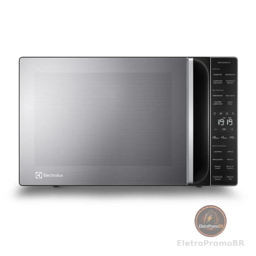 Electrolux ME36S Efficient - Micro-ondas de Bancada 36L, 127V, Cor Prata