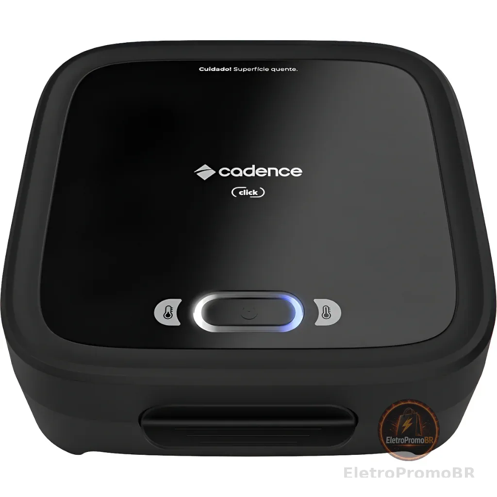 Sanduicheira Elétrica Cadence San400 Potência De 750w Preto - 127V
