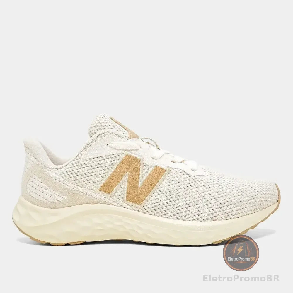 Tênis De Corrida Feminino Arishi V4 New Balance Branco Off Lisa