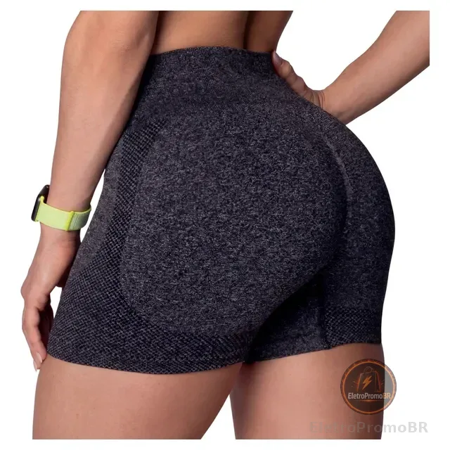 Short Academia Empina Levanta Bumbum Push Up Feminino Selene