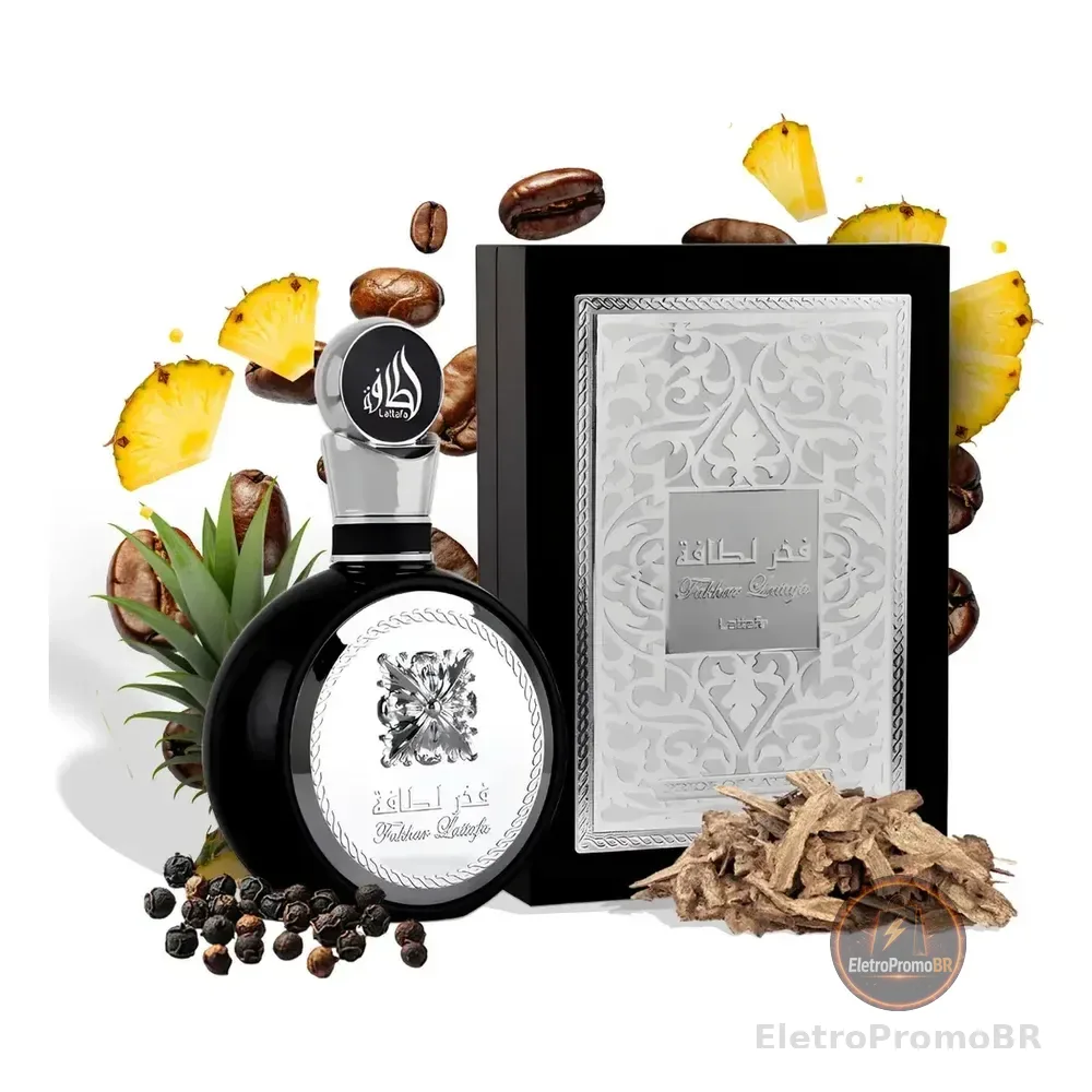 Perfume Árabe Fakhar Black Lattafa Masc Edp 100ml