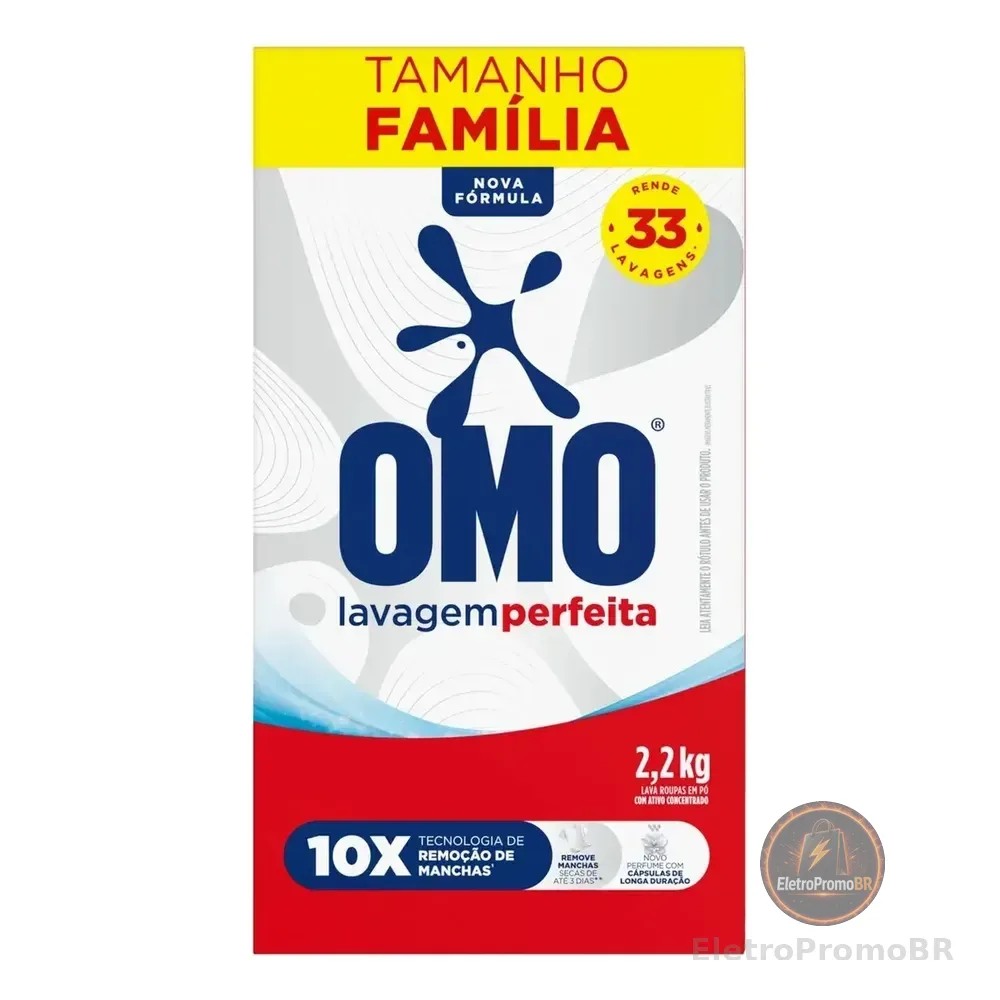Sabão Em Pó Omo Lavagem Perfeita 2.2kg