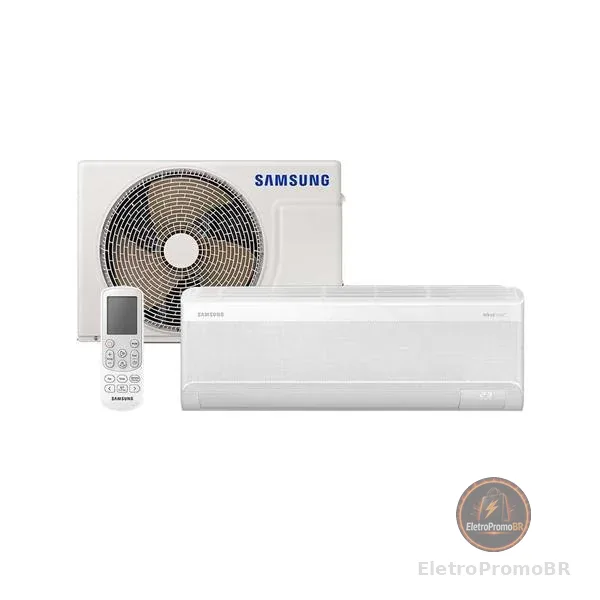 Ar Condicionado Split Inverter Samsung WindFree AI 12000 BTU/h Frio AR12DYFAAWKNAZ 220 Volts