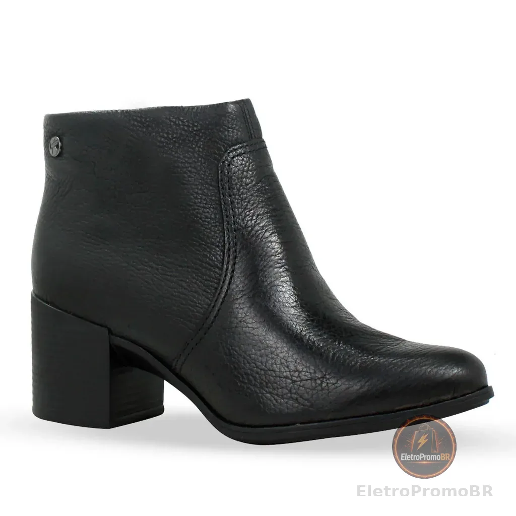 BOTA BOTTERO CONFORT COURO LEGITIMO FEMININO SALTO BLOCO GROSSO ORIGINAL INVERNO ENVIO RAPIDO