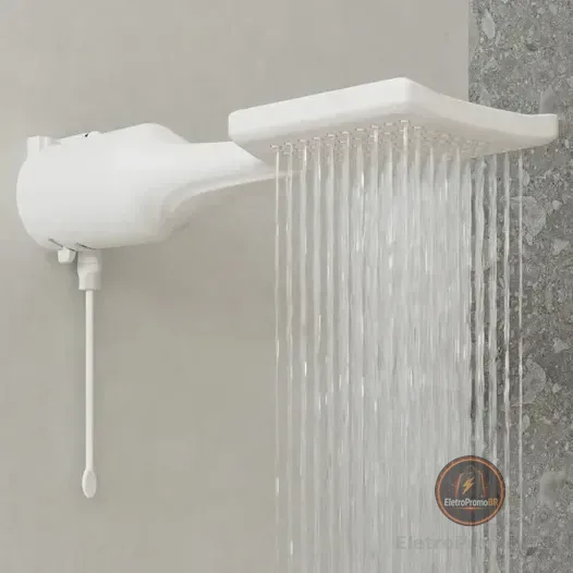 Ducha Loren Shower Ultra Eletrônica 127v 5500w Lorenzetti Branco 5.5 Kw