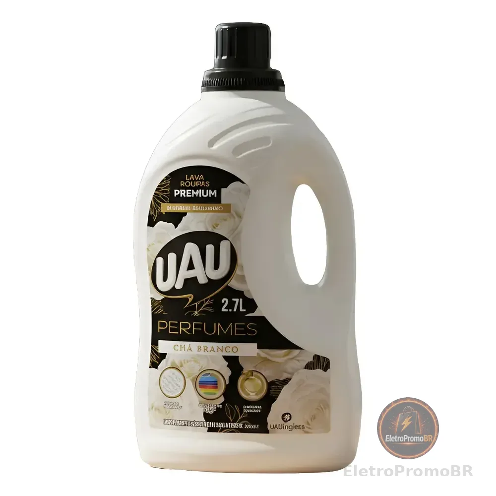 Lava Roupas Liquido Uau Inglesa Chá Branco Perfumes 2,7 L