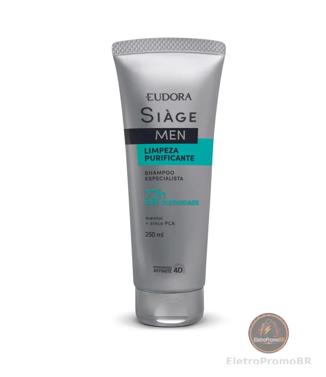 EUDORA SIÀGE SHAMPOO LIMPEZA PURIFICANTE MEN 250ML