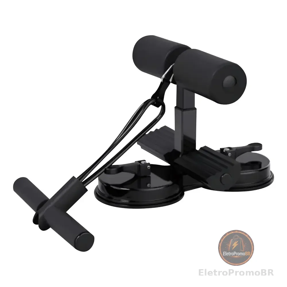 Aparelho Abdominal Suporte Pé Exercicios Academia Abdominal Preto