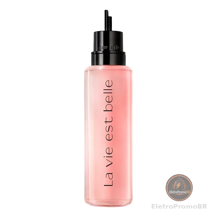 Refil Perfume Feminino Eau De Parfum, Fragrância Floral Gourmand Inebriante Com Íris Nobre E Baunilha, Aroma De Felicidade E Feminilidade, La Vie Est Belle Lancôme, Frasco Com 100ml