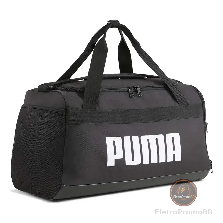 Bolsa Esportiva Challenger Pequena 35 litros cor Preta Puma