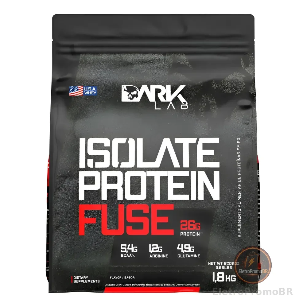 Whey Isolate Protein Fuse 1.8kg Morango Dark Lab Morango