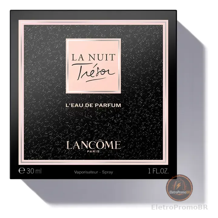 Perfume Feminino Eau De Parfum Fragrância Floral Oriental Com Notas De Rosa Negra, Orquídea, Baunilha E Patchouli La Nuit Trésor Lancôme Frasco Com 30ml