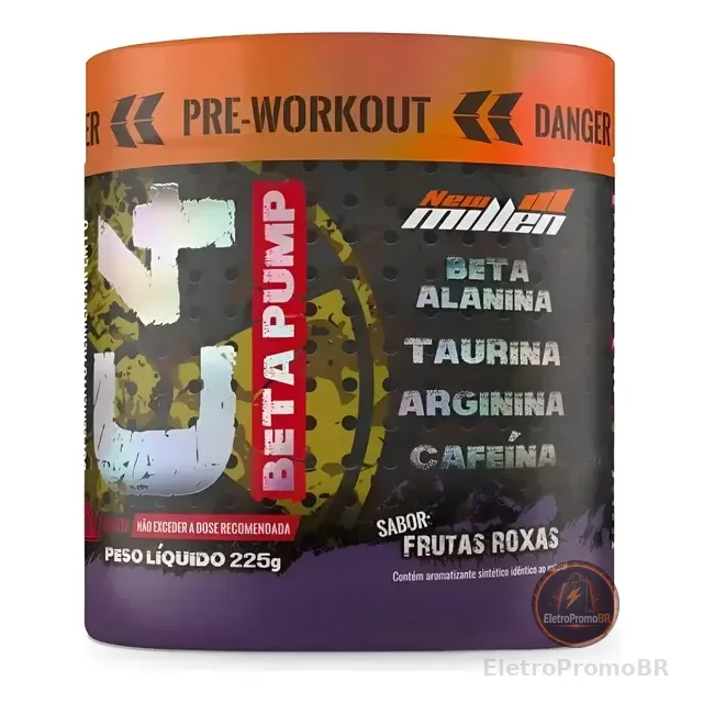 Pré Treino C4 Beta Pump (225g) New Millen Pré Workout