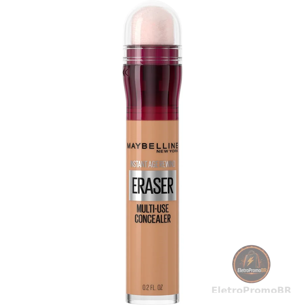 Maybelline NY Instant Age Rewind Corretivo Líquido, Multiuso que Corrige Olheiras e Linhas Finas, Contorna e Ilumina, Alta Cobertura e Fórmula Vegana, Cor 130 Medium, 6ml