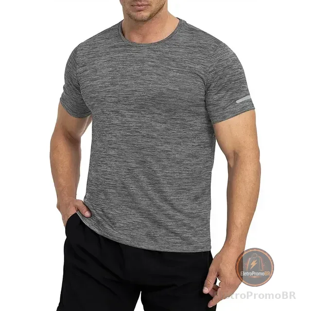 Camiseta Masculino Blusa Academia Exercício Dry Fit