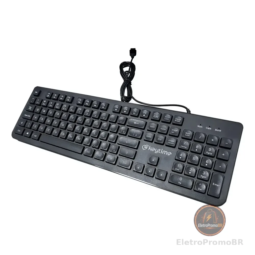 Teclado Keytime Mm Proboard Usb2.0 Preto Kyt00011 Português Brasil