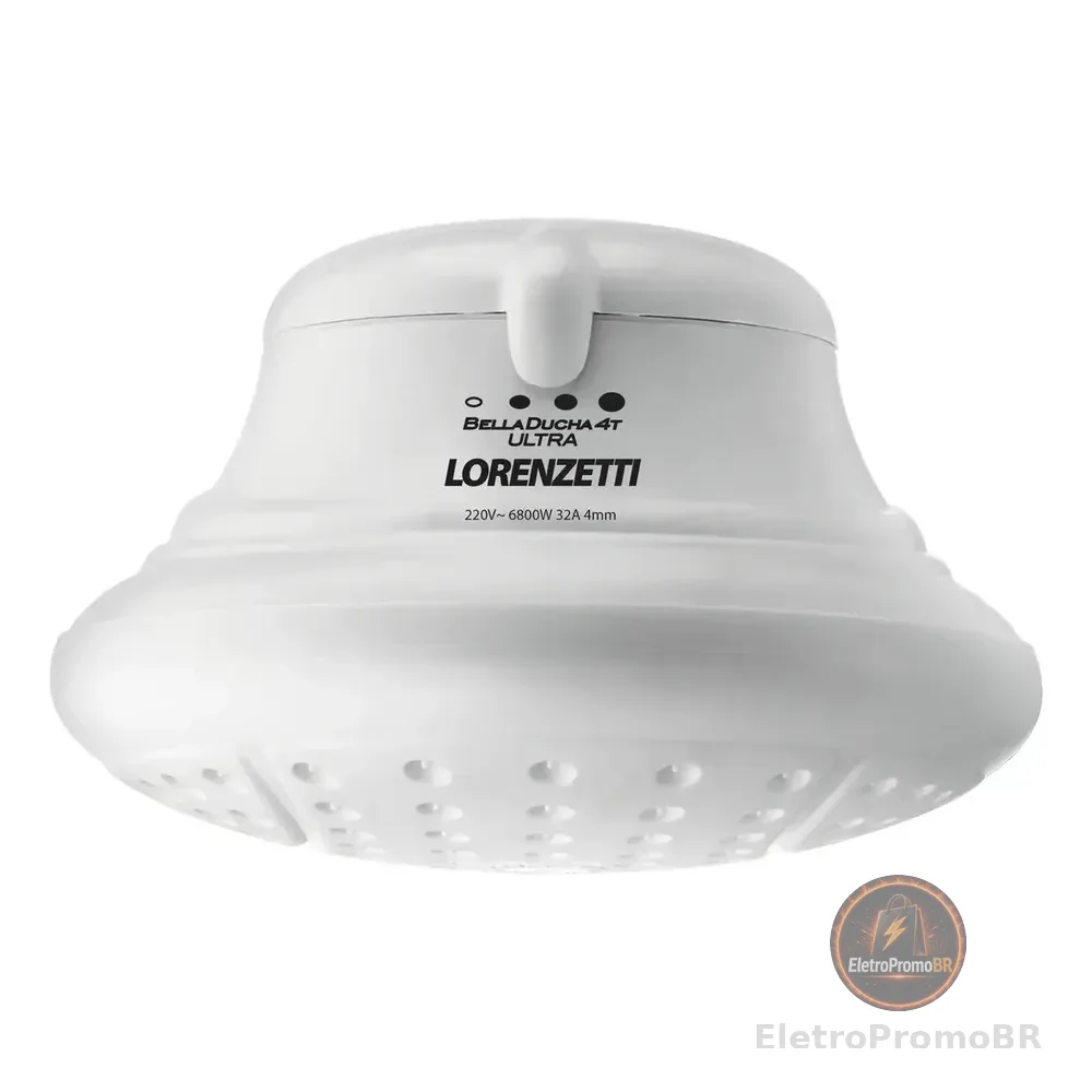 Chuveiro Elétrico Lorenzetti Bella Ducha Ultra 4t 6800w 220v Branco 6.8 Kw