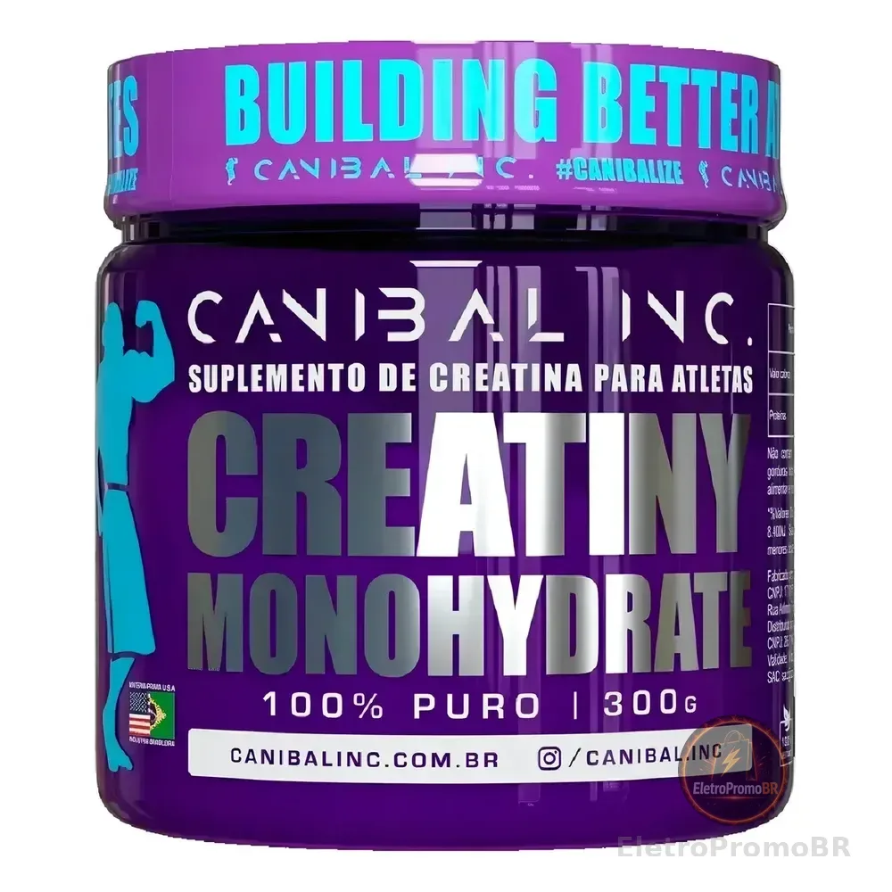 Creatina Creatiny Monohidratada 300g - Canibal Inc Sabor Sem Sabor