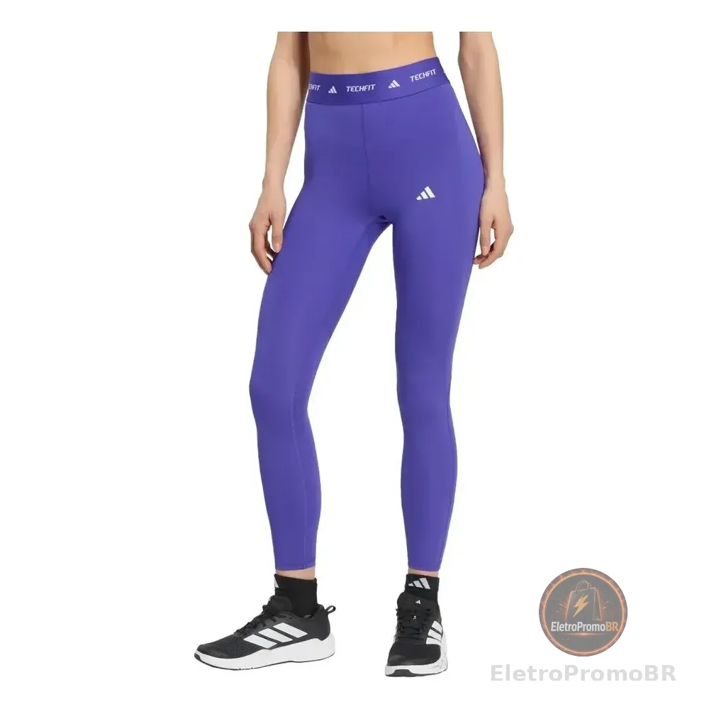 Legging 7/8 Techfit adidas Púrpura G