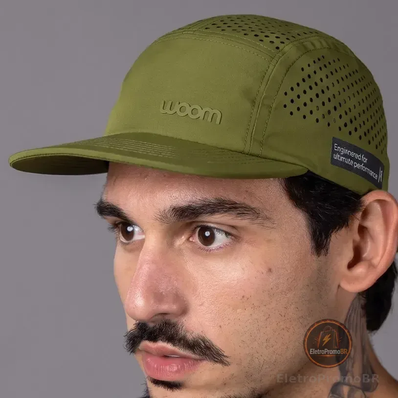 Boné Running Gearlab Marathon Woom Verde Verde Único