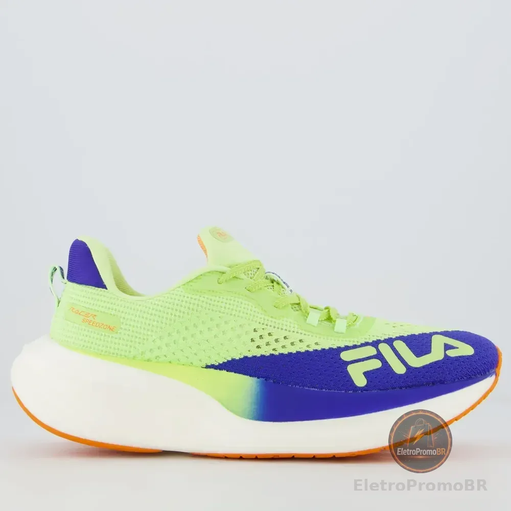 Tênis Fila Racer Speedzone Feminino Verde E Azul Verde - 37 Br