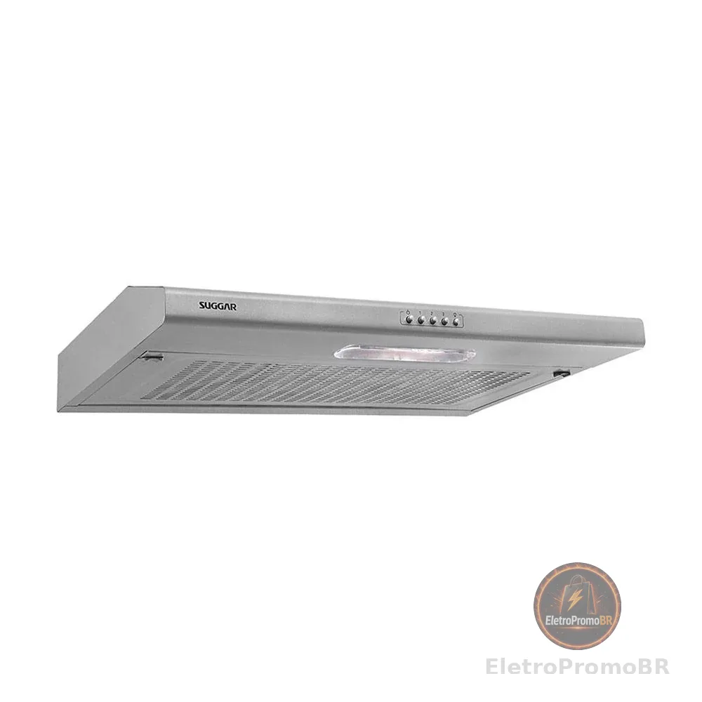 Depurador de Ar Suggar Slim 80cm 130W 3 Velocidades DI801/DI802