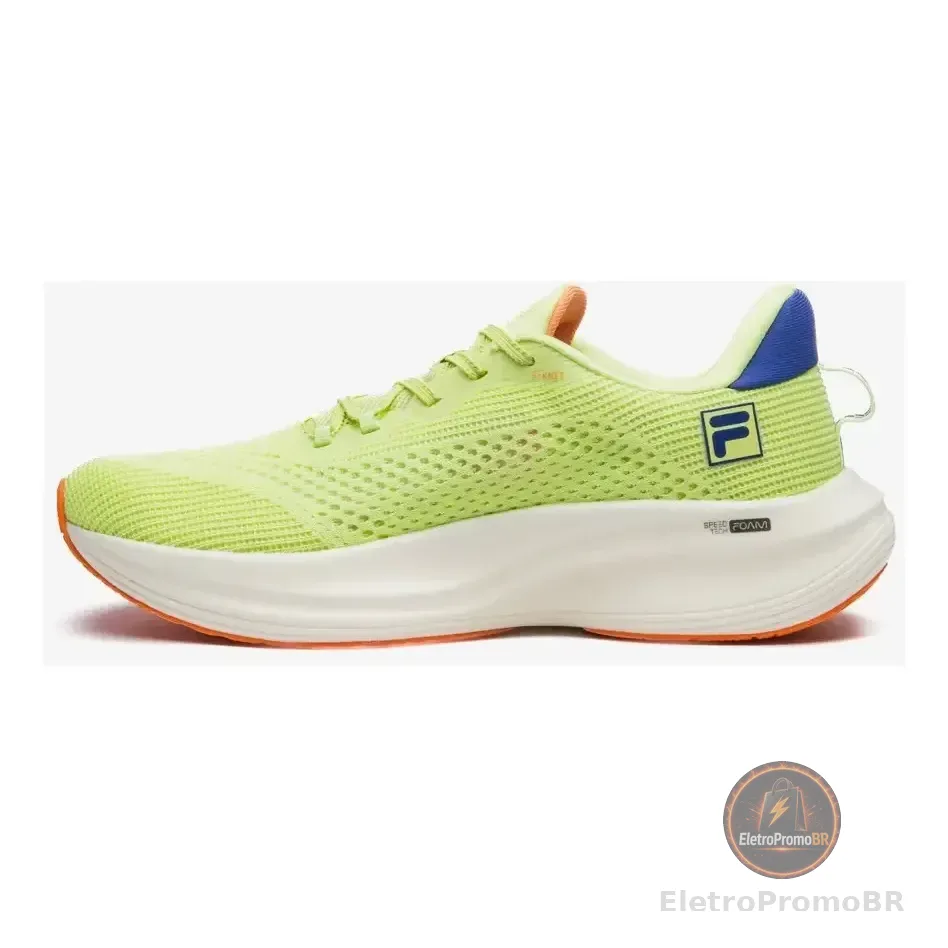 Tenis Masculino Fila Racer Speedzone Lisa Verde/azul Royal/laranja 43 Br
