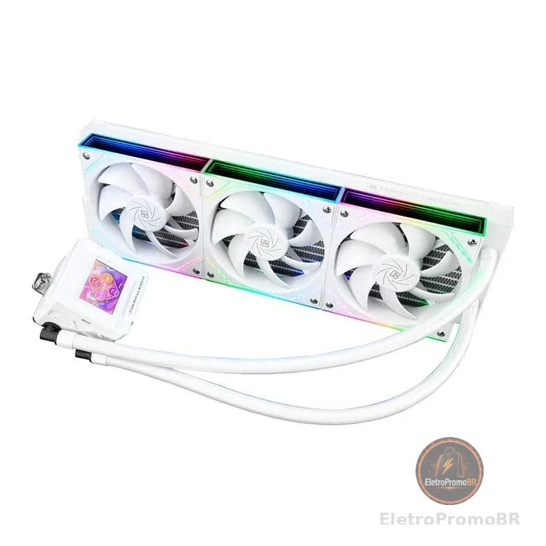 Water Cooler Thermalright Frozen Warframe 360 SE V2, ARGB, 360mm, Branco, TR-FW-360-SEV2-WH-ARGB