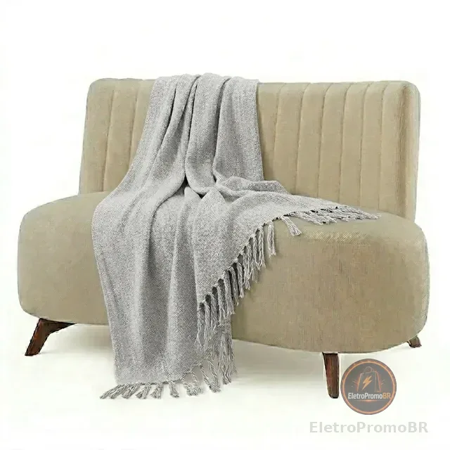 Manta Para Sofá Gigante Decorativa Protetora 2,20x1,50