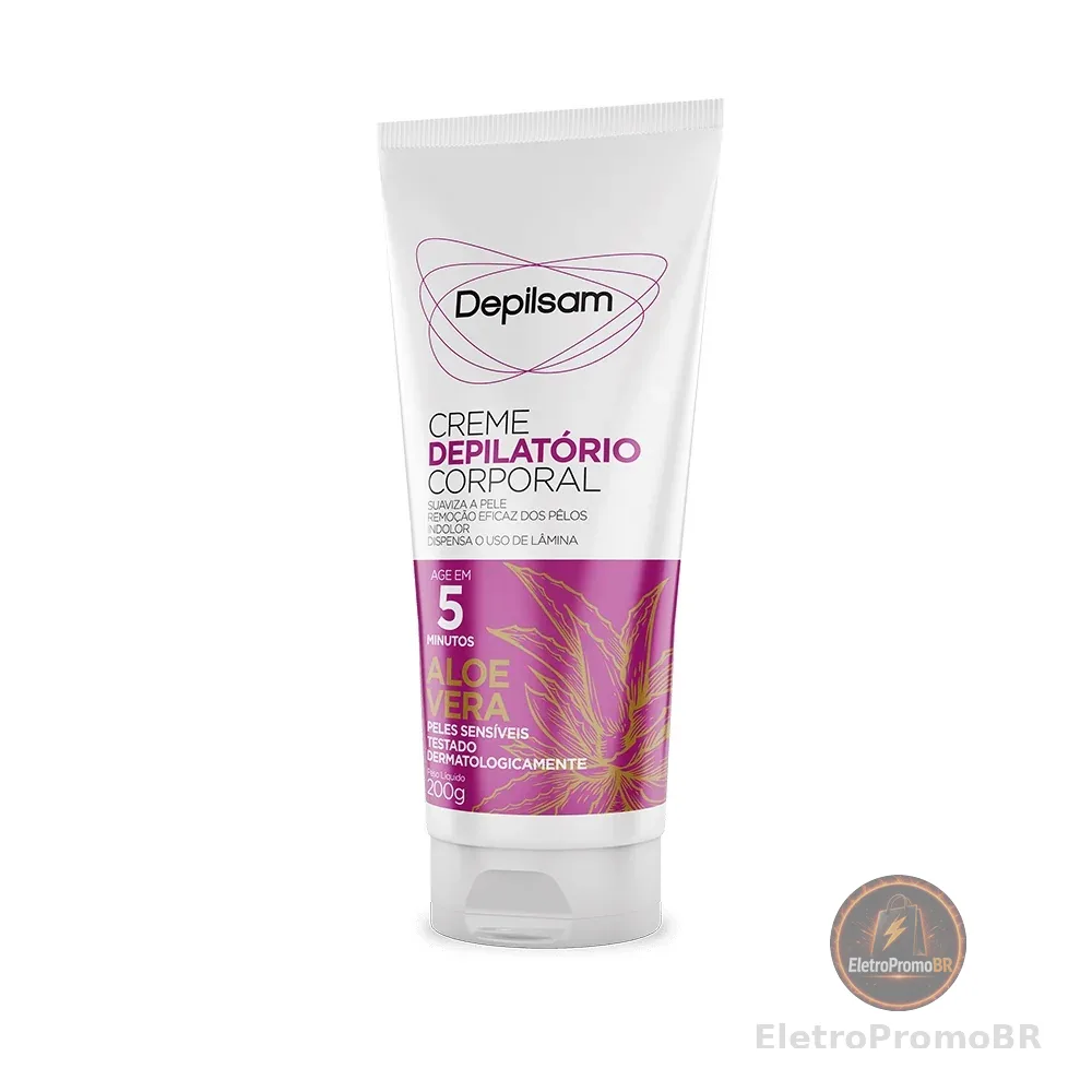 Creme Depilatório Corporal Depilsam Aloe Vera 200G