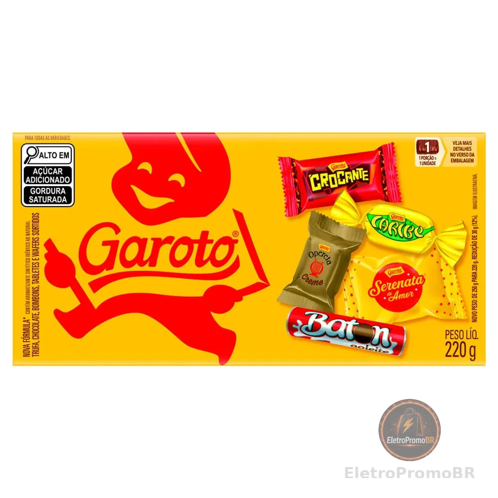 Bombons Garoto Sortidos 220g