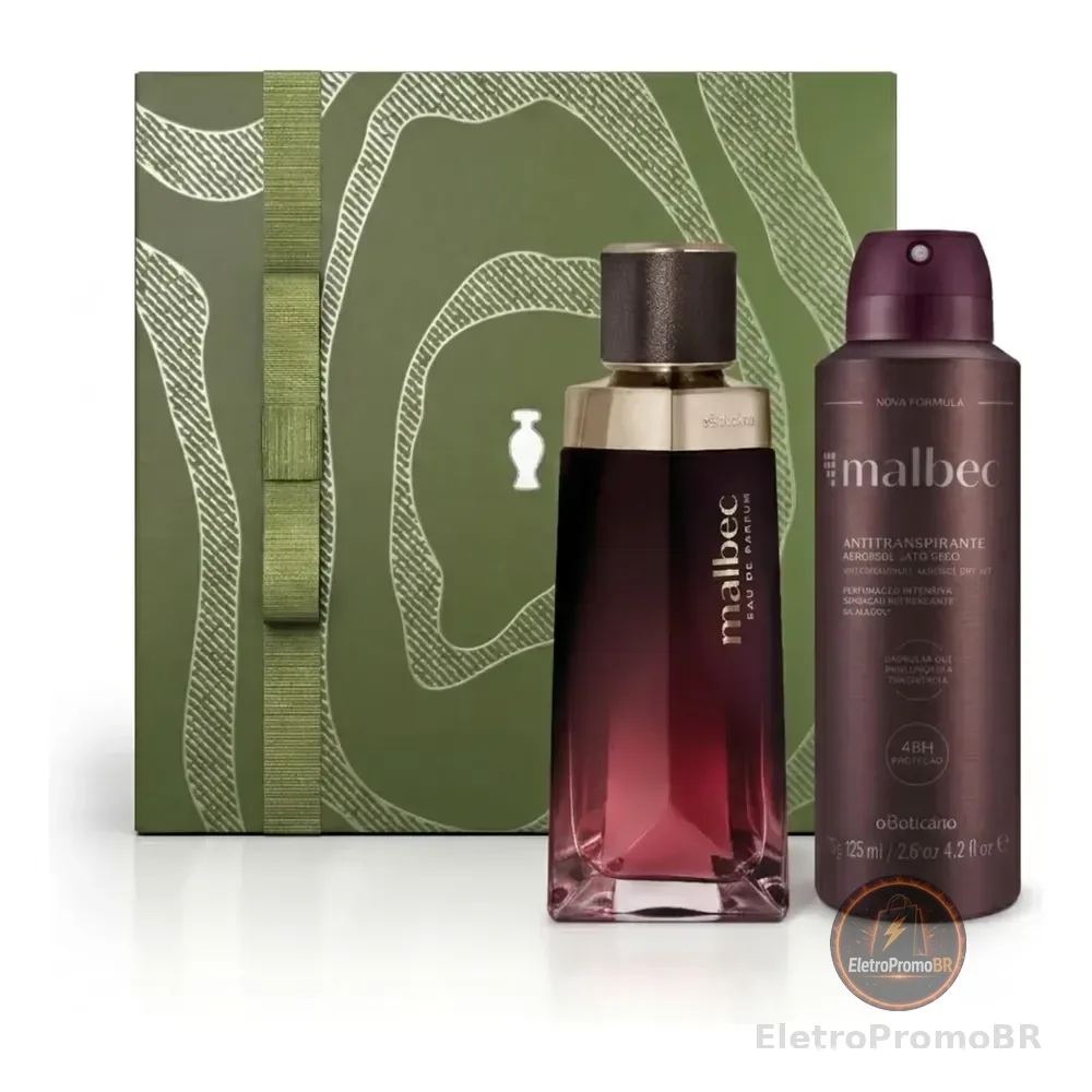 Combo Malbec: Eau De Parfum + Desodorante Antitranspirante (2 Itens)