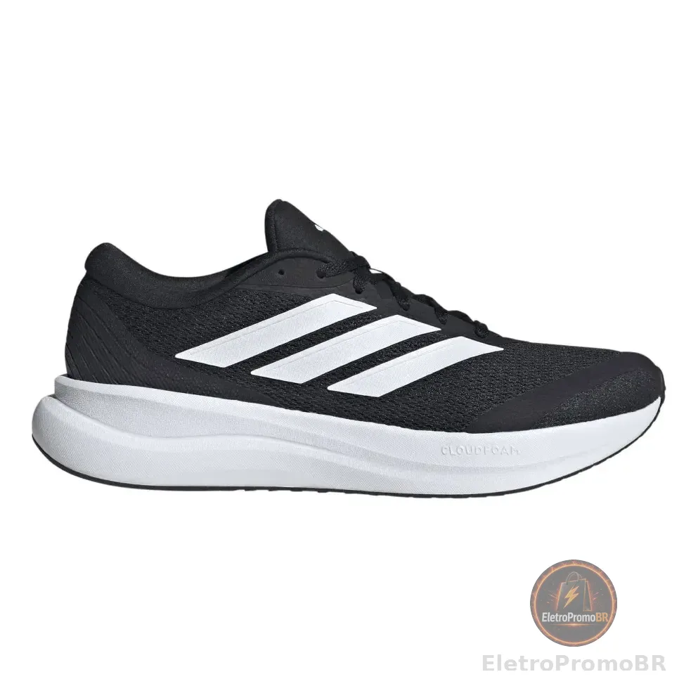 Tênis De Corrida Masculino Runfalcon 6 Cloudfoam adidas Preto Lisa 42 Br