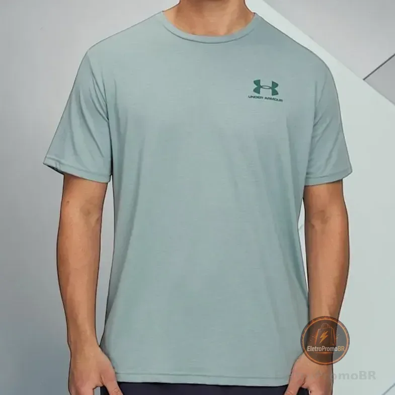 Camiseta Masculina Treino Under Armour Sportstyle Left Chest Verde M