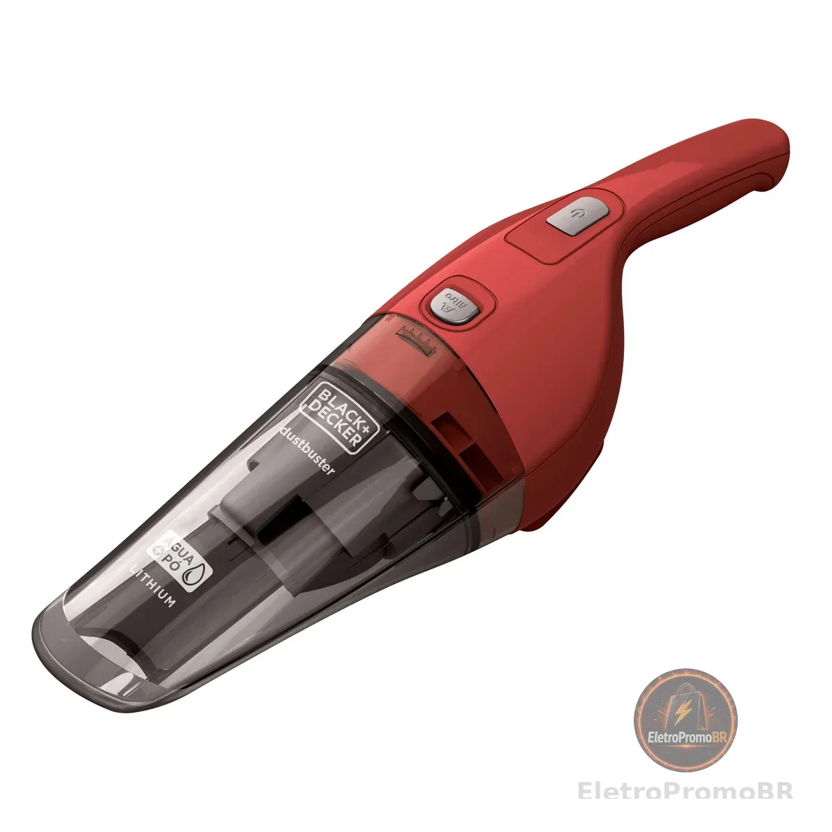 BLACK+DECKER Aspirador de Pó e Água Portátil à Bateria 3,6V APB3600 Vermelho Bivolt