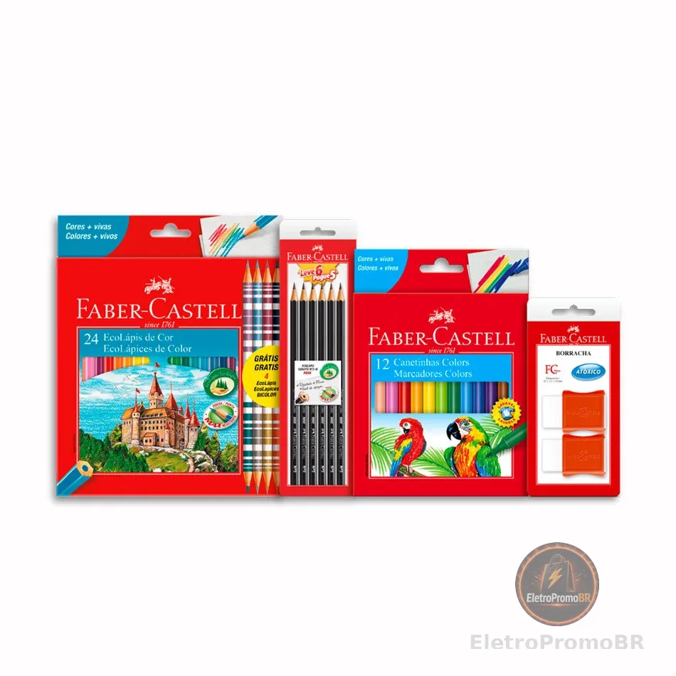 Kit Escolar Faber-Castell