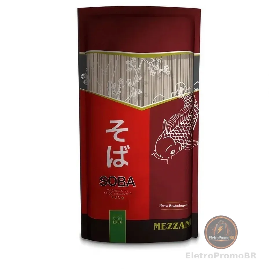 Soba Macarrão Oriental de Trigo Sarraceno 500g Mezzani