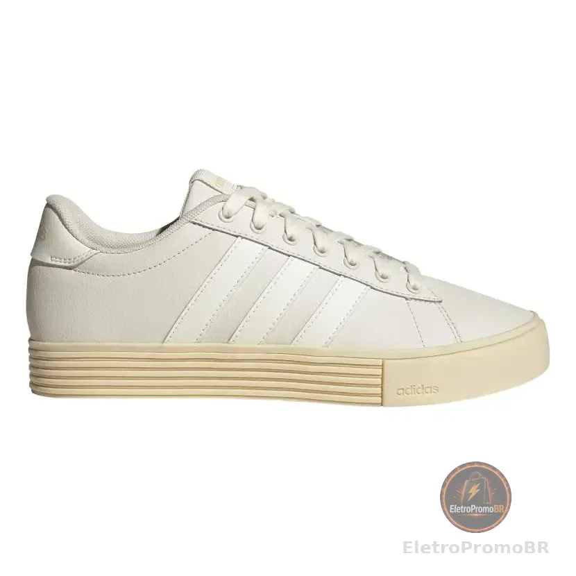 Tênis Daily 4.0 adidas Branco / Off White / Off White / Warm Vanilla 41 Br