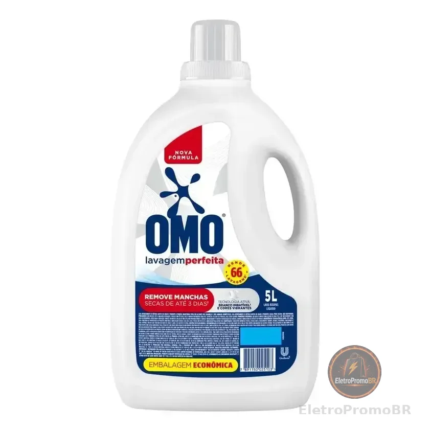 Sabão Líquido Omo Lavagem Perfeita 5L