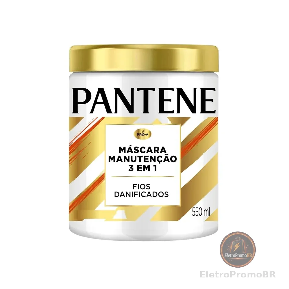 Pantene Pro-V Máscara Capilar 3 em 1 para Fios Danificados 550 ml