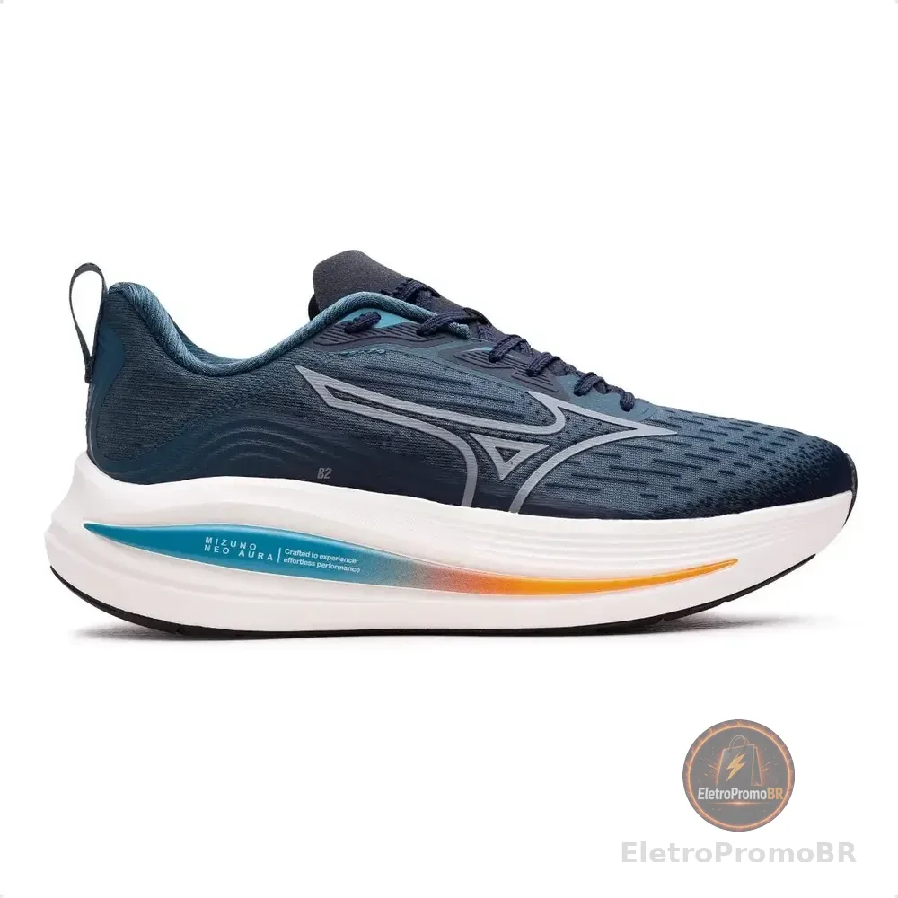 Tênis Esportivo Mizuno Neo Aura Masculino Azul 40