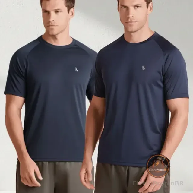 Kit 2 Camisetas Masculina Dryfit Lupo Premium Exercícios