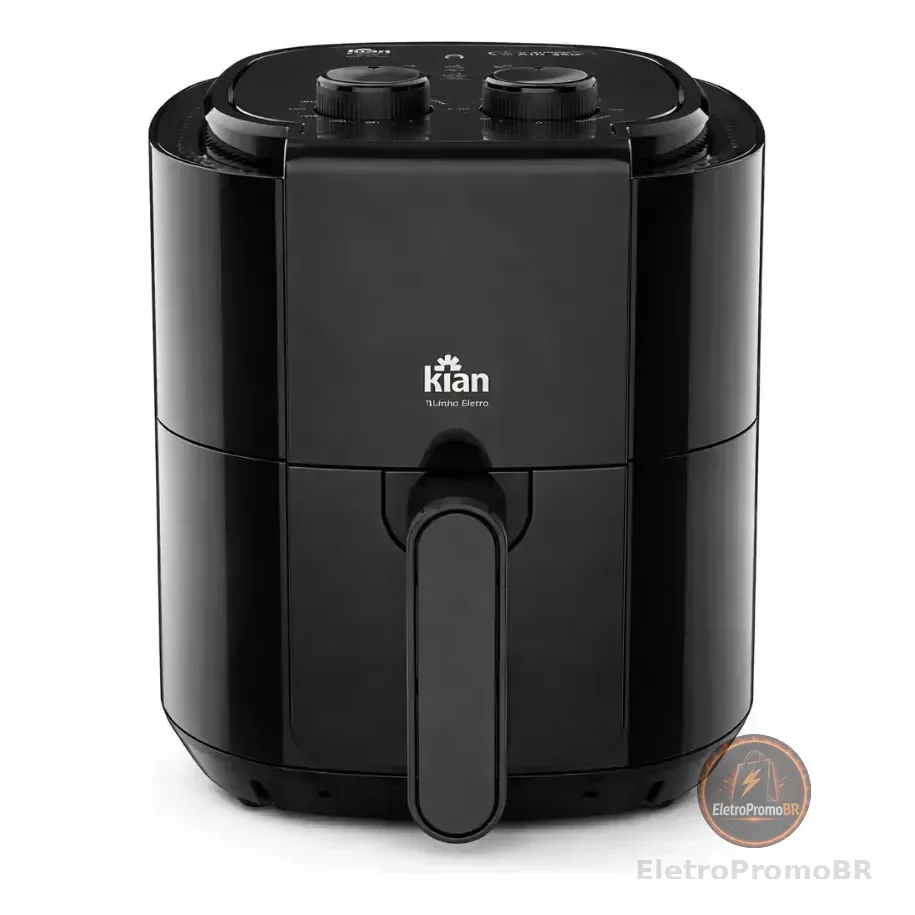 Fritadeira Eletrica Air Fryer 3,5l Kian Af-105 1200w Preto 220v