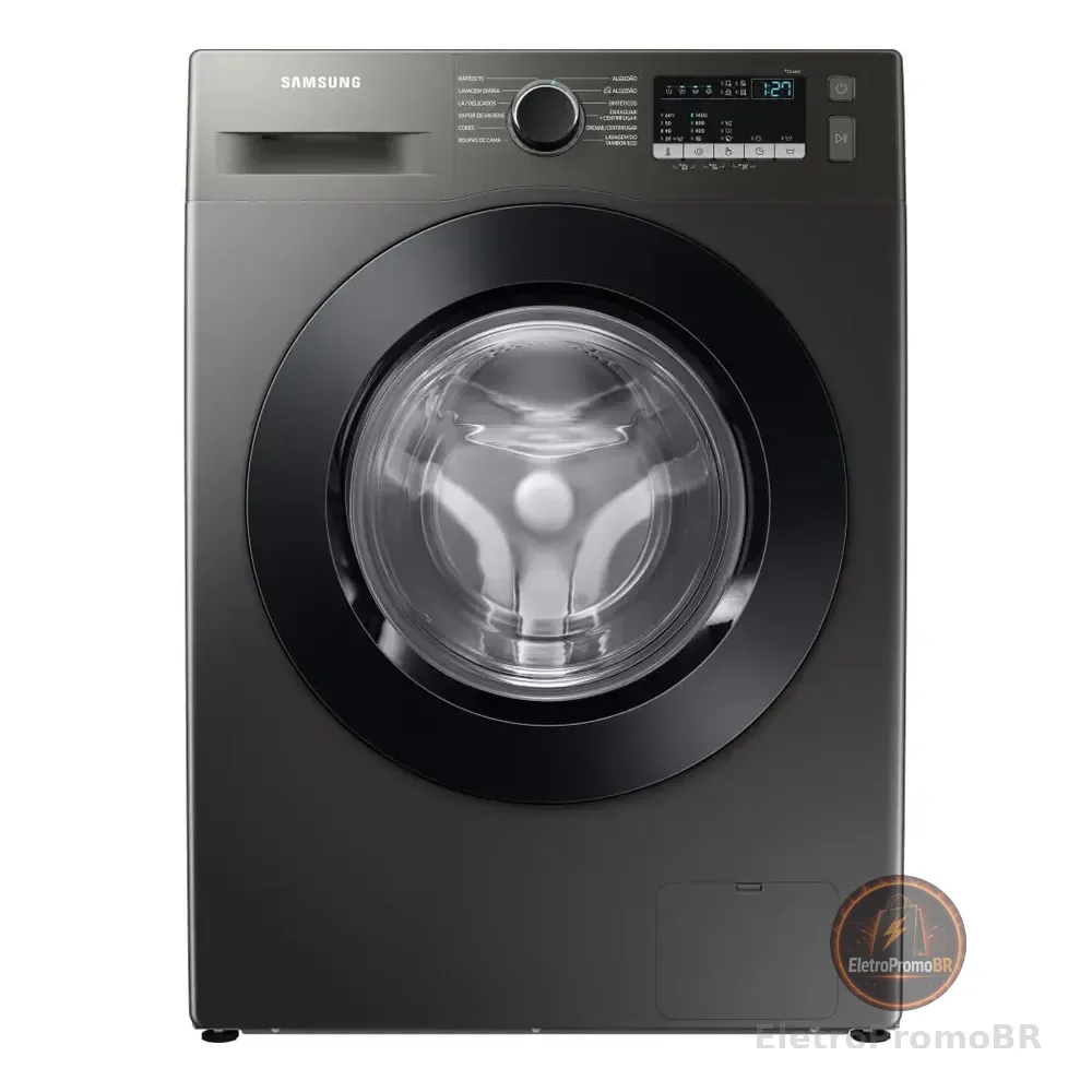 Lavadora Digital Inverter Samsung Ww11t Inox 11kg 220v Inox Look